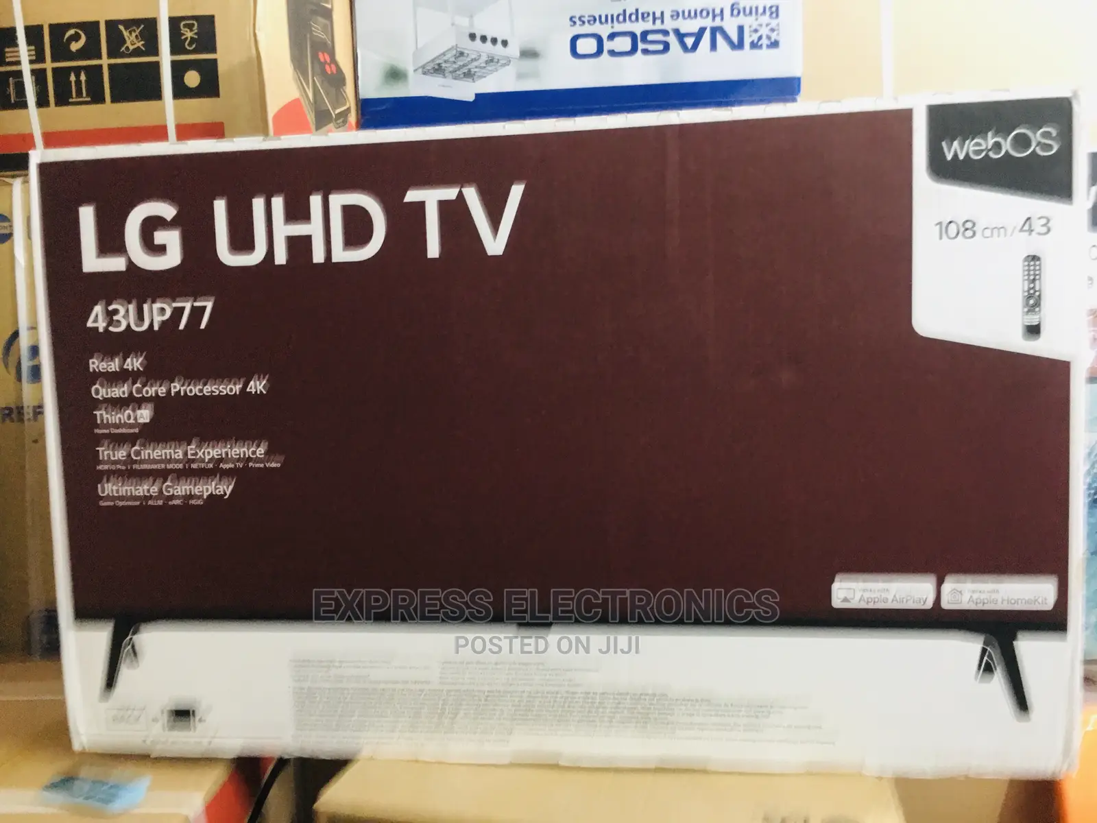 Wide Color Enhancer LG 43”UHD Smart 43UP77003 in Box