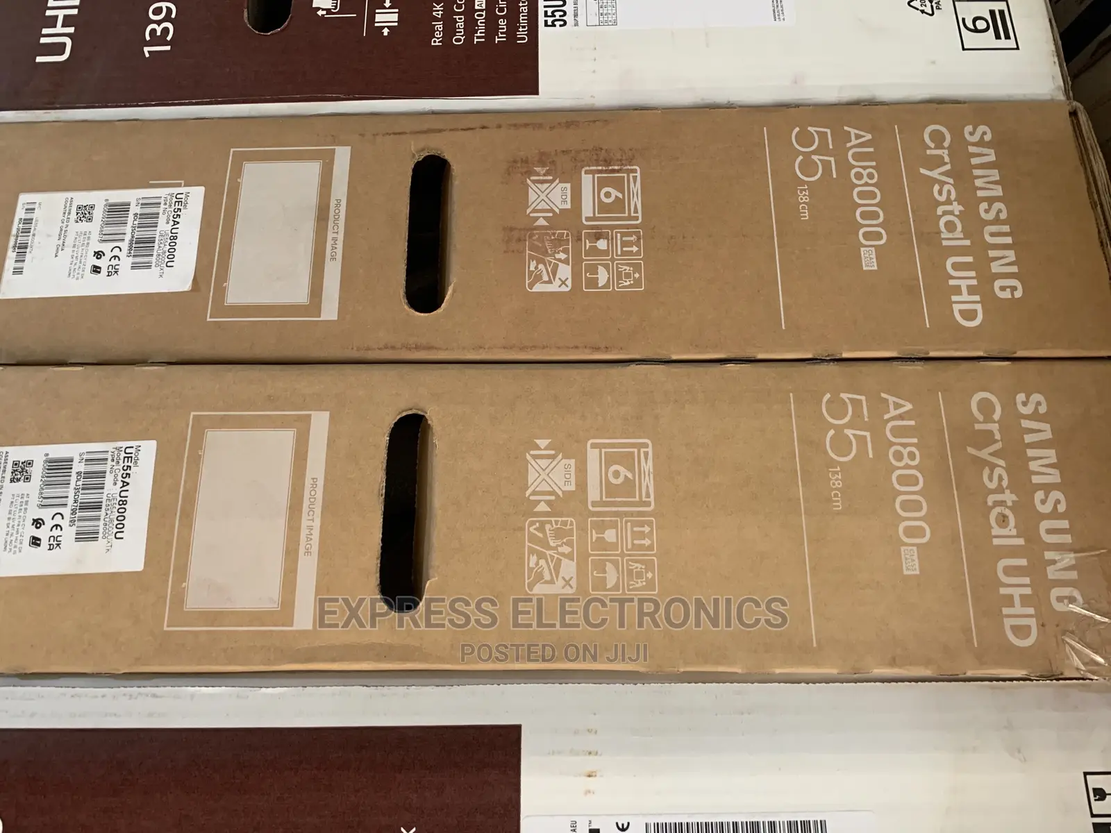Slim and Sleek Design Samsung UHD Smart 55”AU8000 Tv
