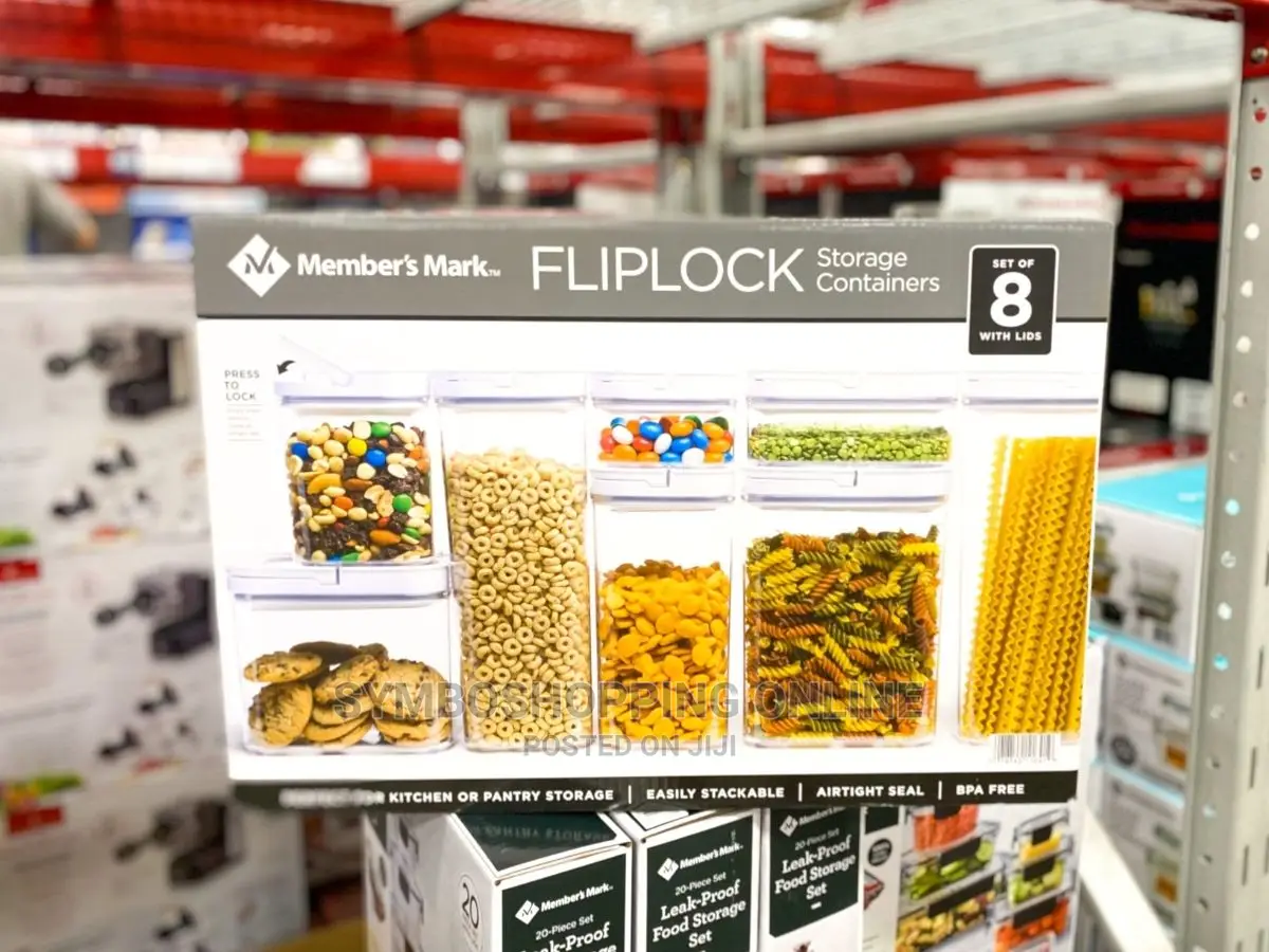 Member'smark Fliplock Airtight Food Storage Container 8 Pcs.