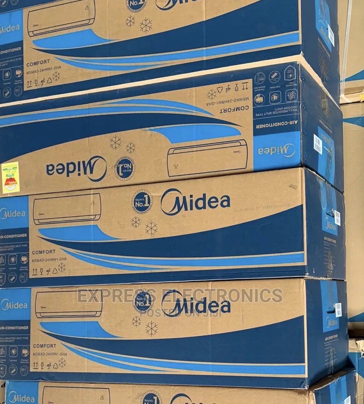 Energy Saving Digital Inverter 2.5hp R410 Gas Midea AC
