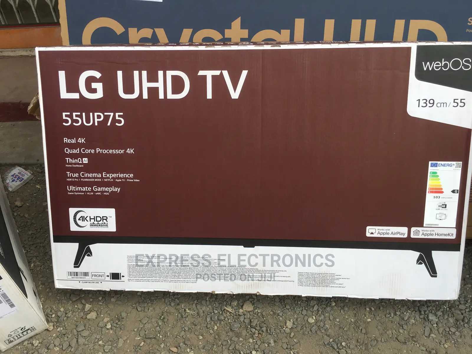 2023 LG 55”UP75003 Smart UHD Perfect Tv +Wallmount
