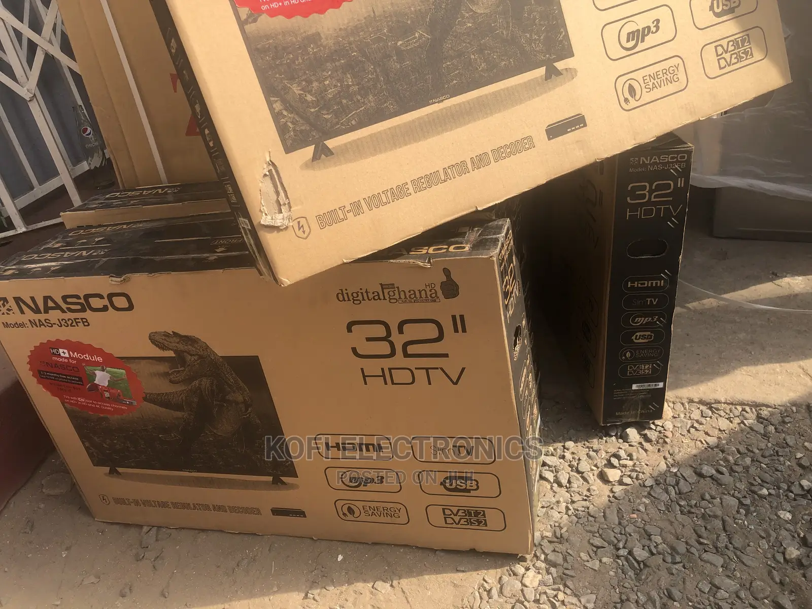 Fast Selling NASCO 32" LED Digital Satellite TV (NAS-J32FB)