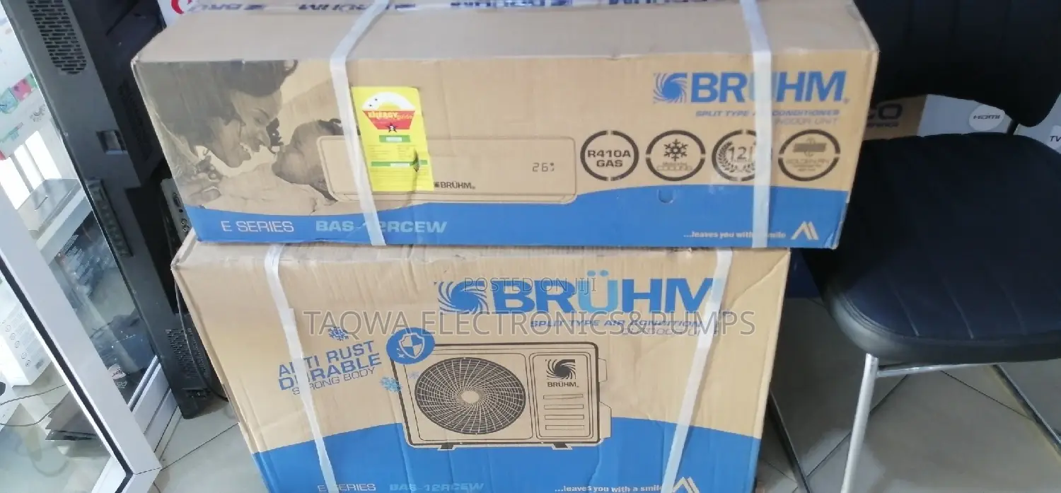 # 1.5hp Bruhm Air Conditioner R410gas