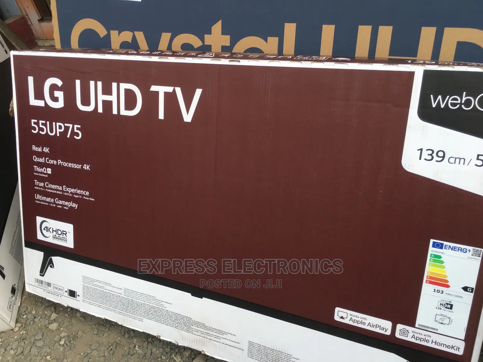 Clear Picture Quality LG 55” UHD Smart UP75000 Tv