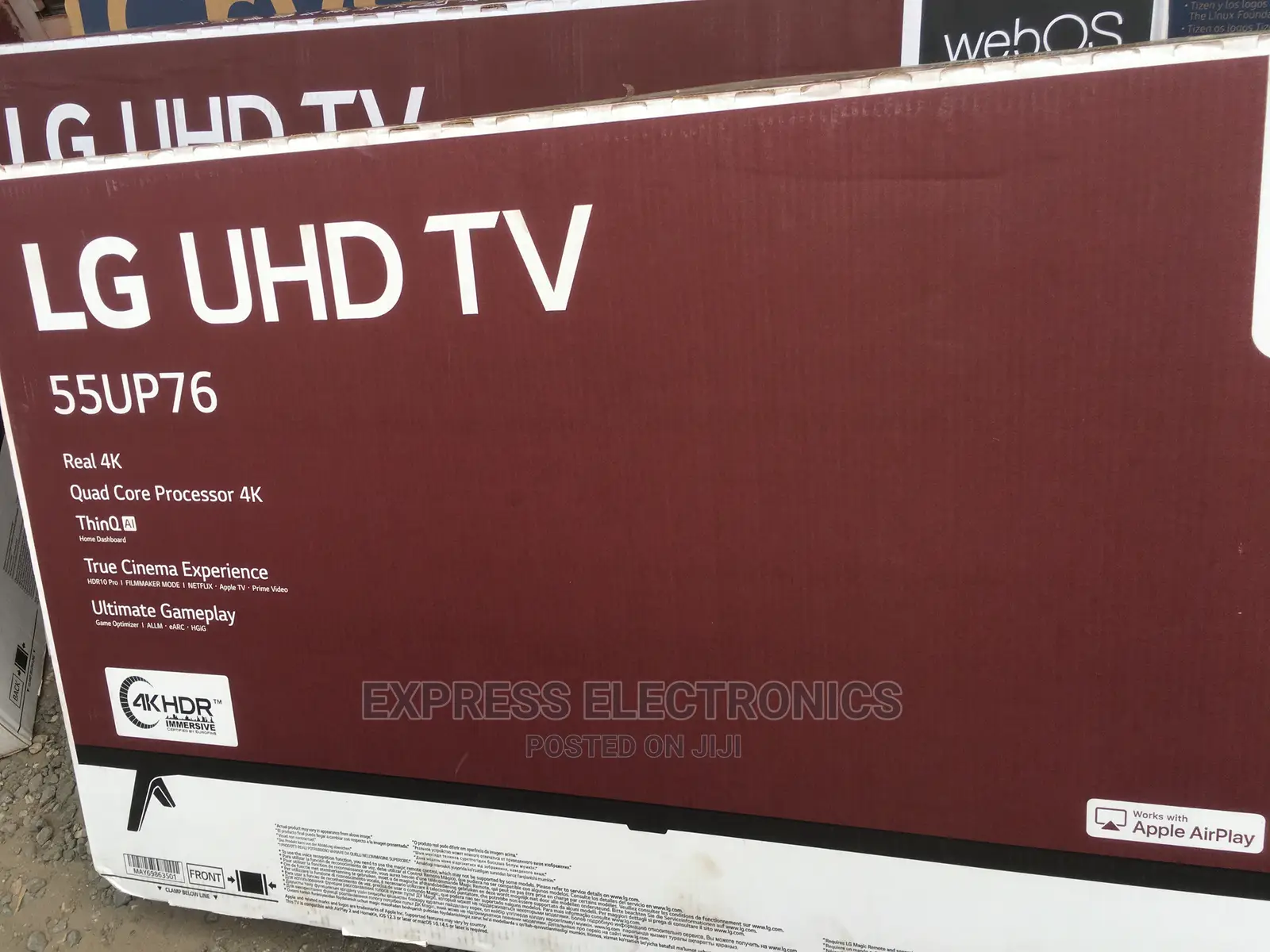 Durable New LG 55”UP76 UHD Real Smart +Wireless Keyboard