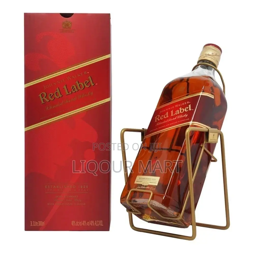 Johnnie Walker Red Label 3 Liters Big Bottle