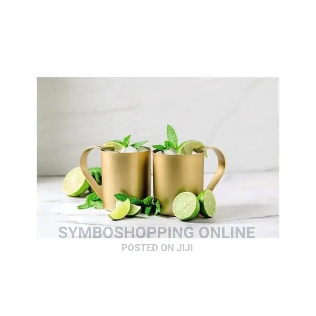 Crofton Stainless Steel Moscow Mule Drinking Mug - Set of 2