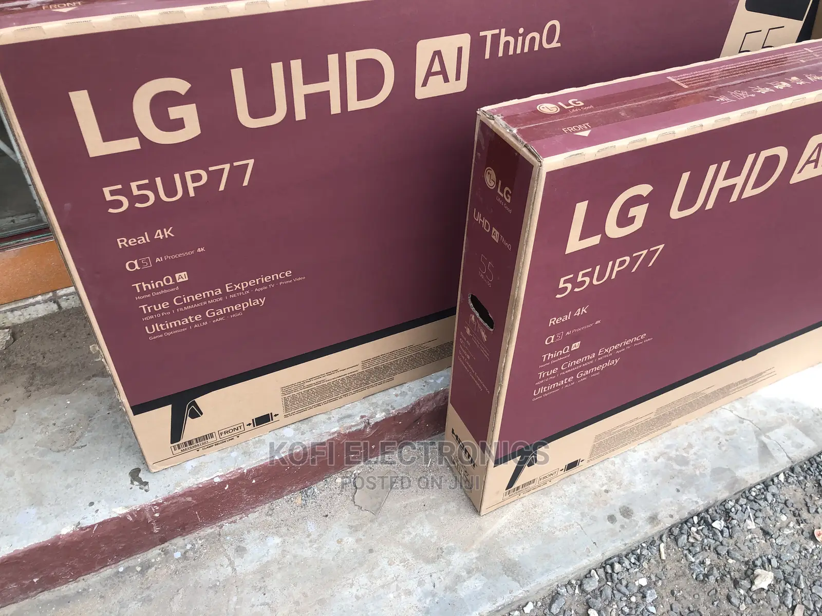Ai Enhanced LG Up77 55” Hdr Uhd Smart TV