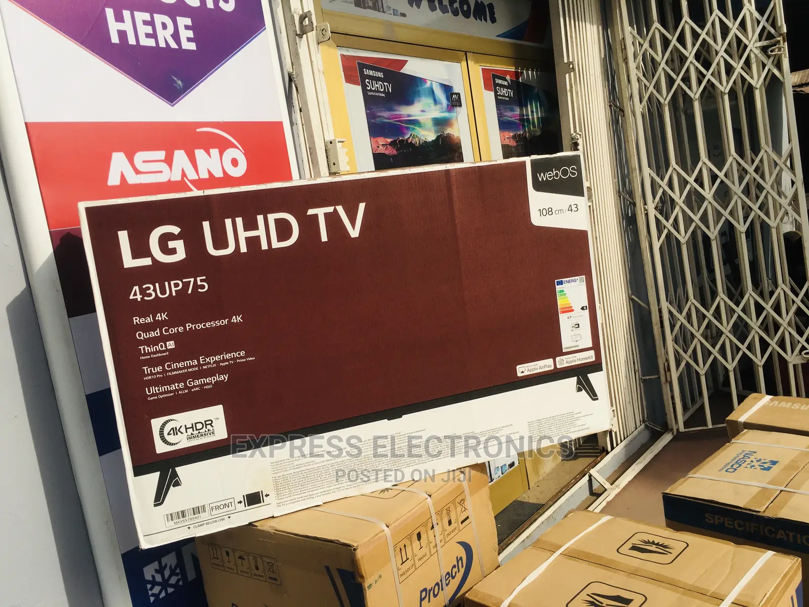 Latest Arrivals of 43”UHD Smart LG UP75 Tv +Dstv