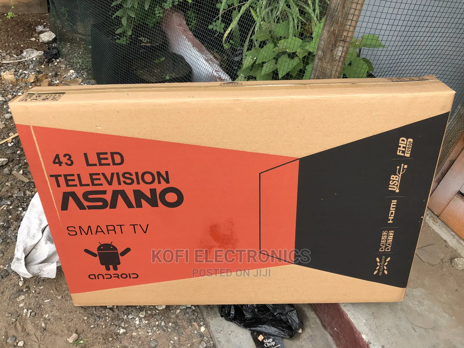 Asano Tv 43′’ (Smart and Miracast) Plus Free Wallmount