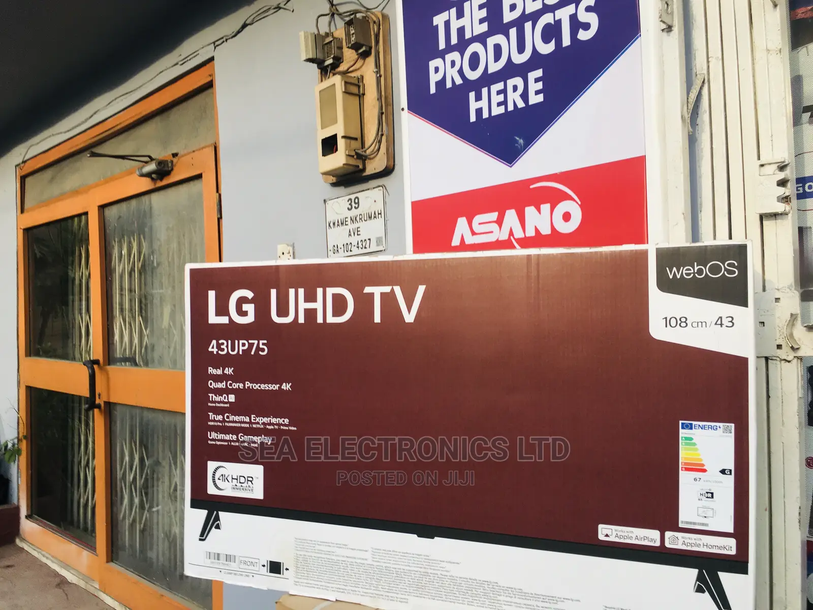 LG"43UP75 43"" Ultra HD Smart TV With Webos