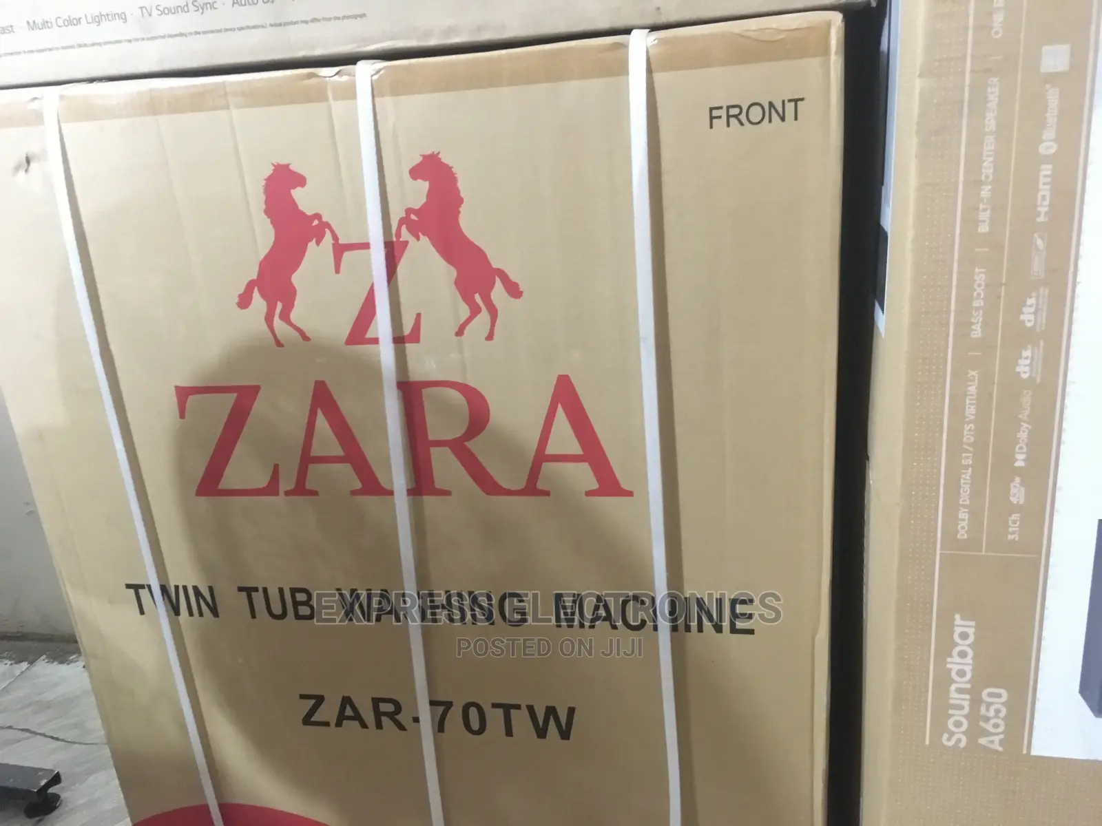 Wash and Spin Dry 7kg Zara Twin Tub Washingmachine +Kettle