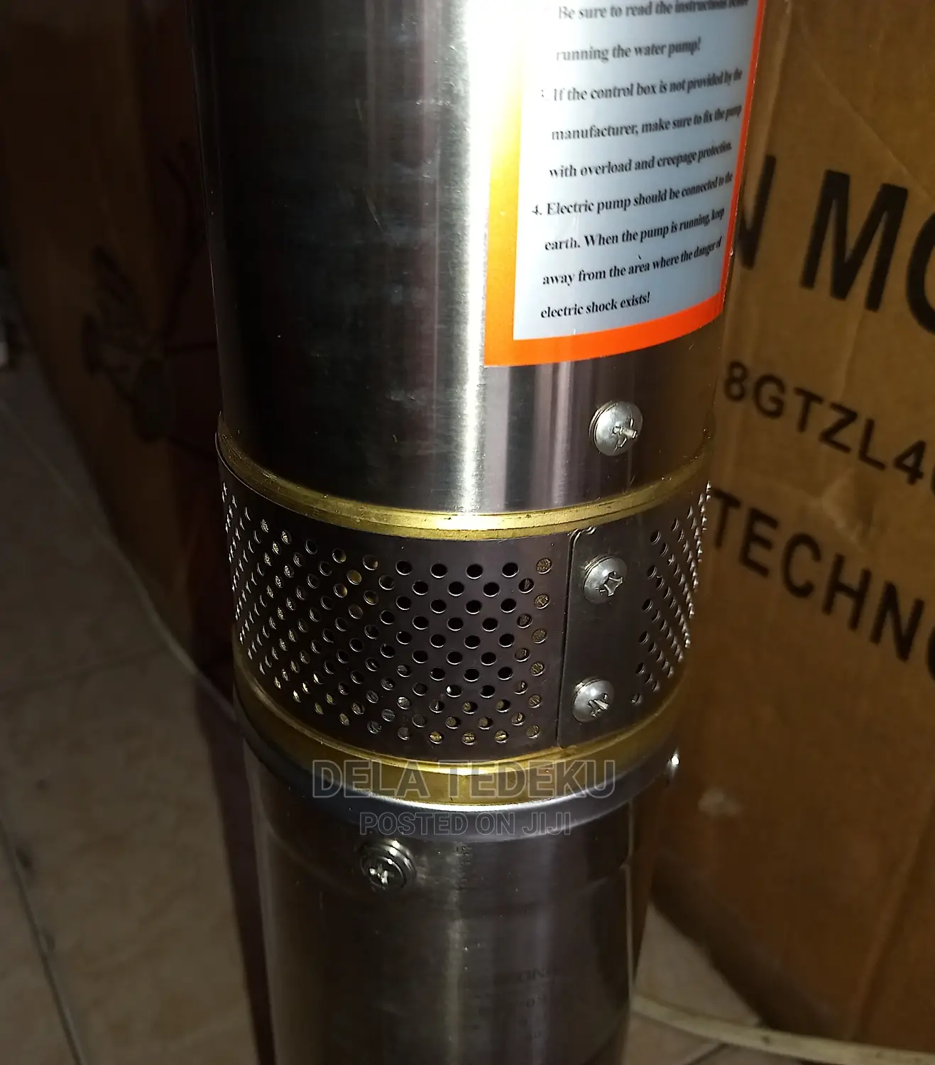 0.5hp Aquastrong Borehole Pump With Control Box/ at Caprice Bus Stop