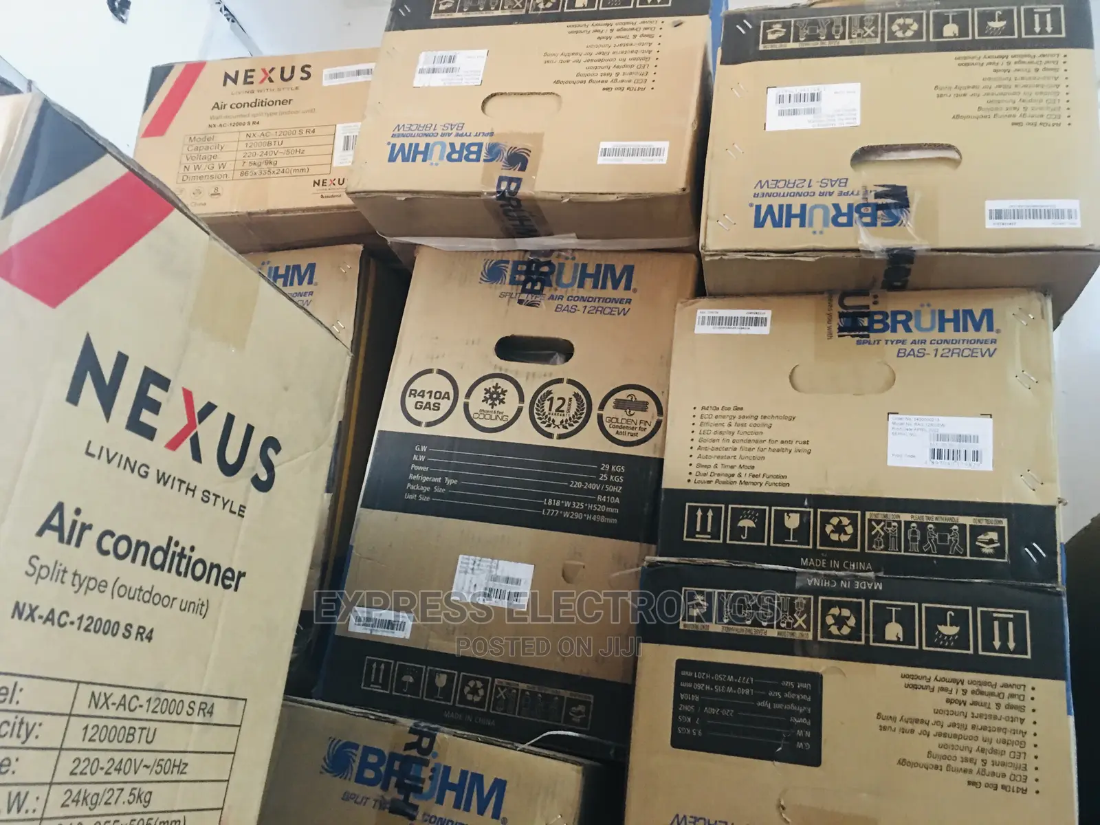 Bruhm Anti Rust Strong Body 2.0hp R410 Split AC +Mount