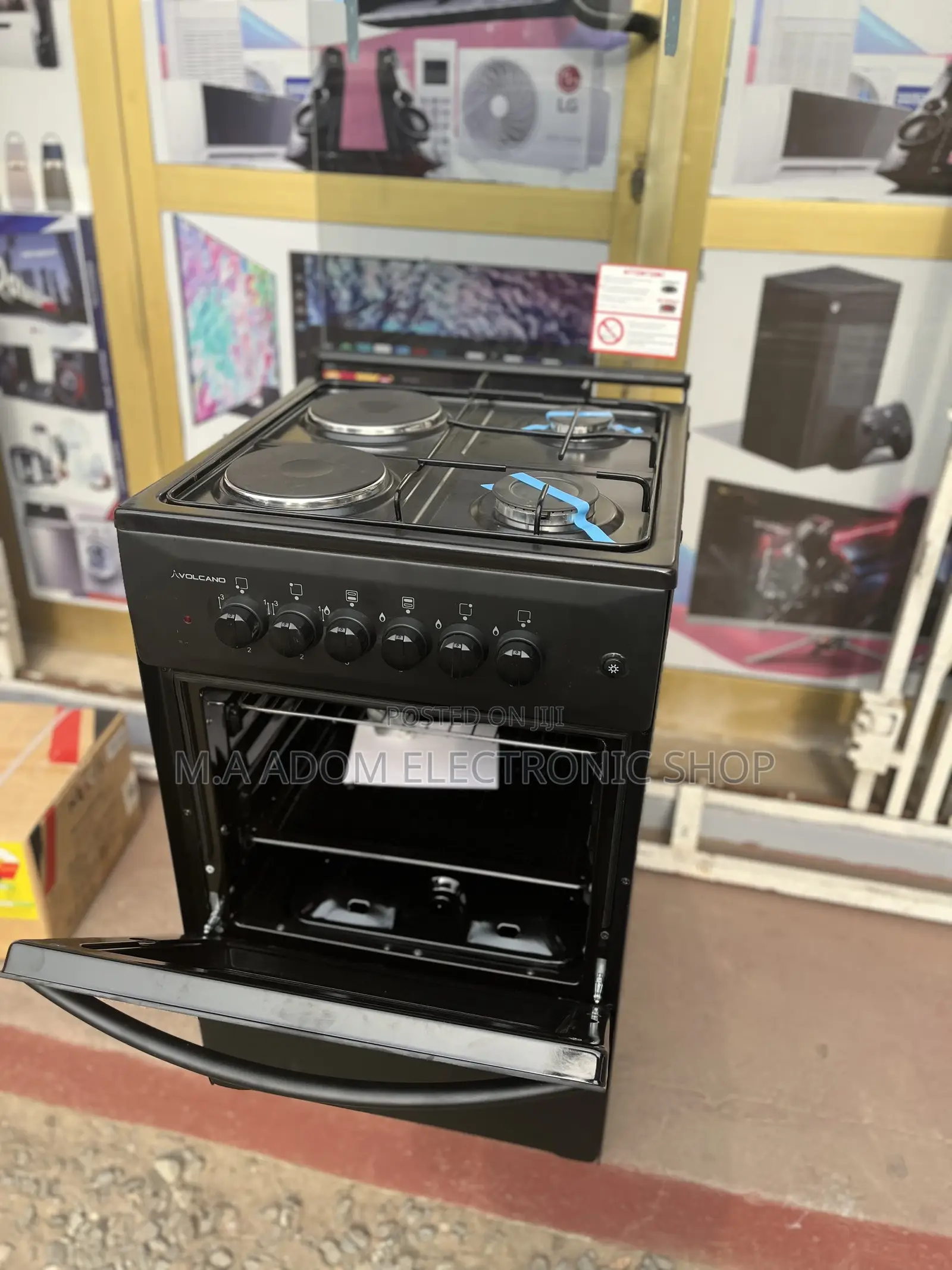 New Volcano Multipurpose Electric/Gas Cooker With Grill