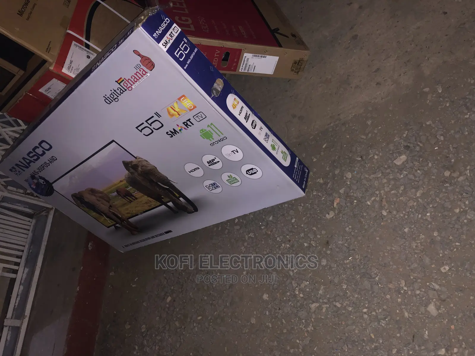 Enjoy Superior Sound With NASCO 55" UHD SMART TV