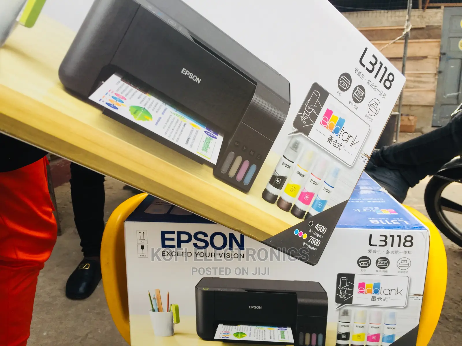 Error Free Refilling Epson L3118 Multifunction Inktank Print