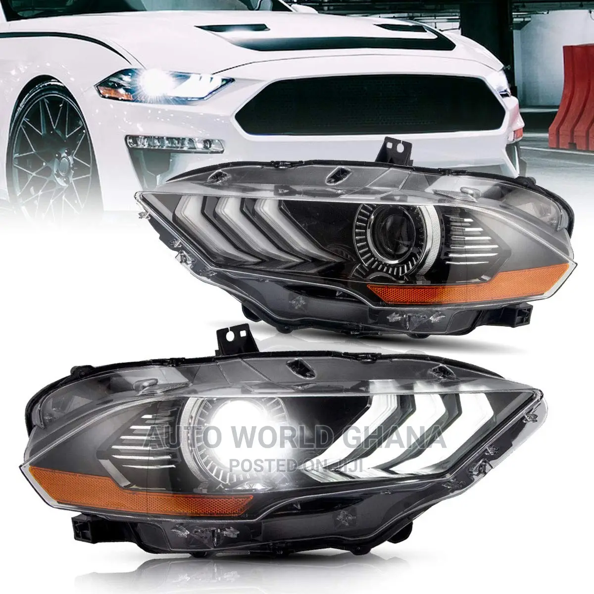 Ford Mustang Headlight Pair 2018-2022
