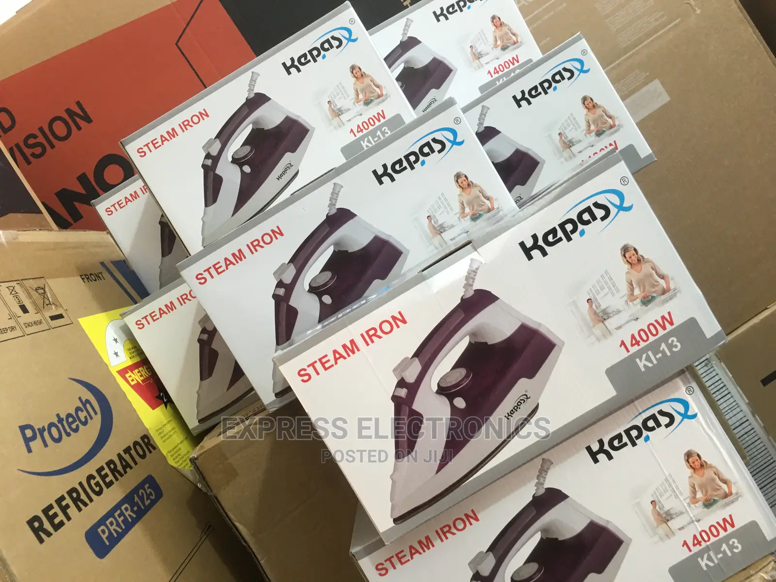 Non-Stick Coating Swivel Cord Temperature Control Kepas Iron