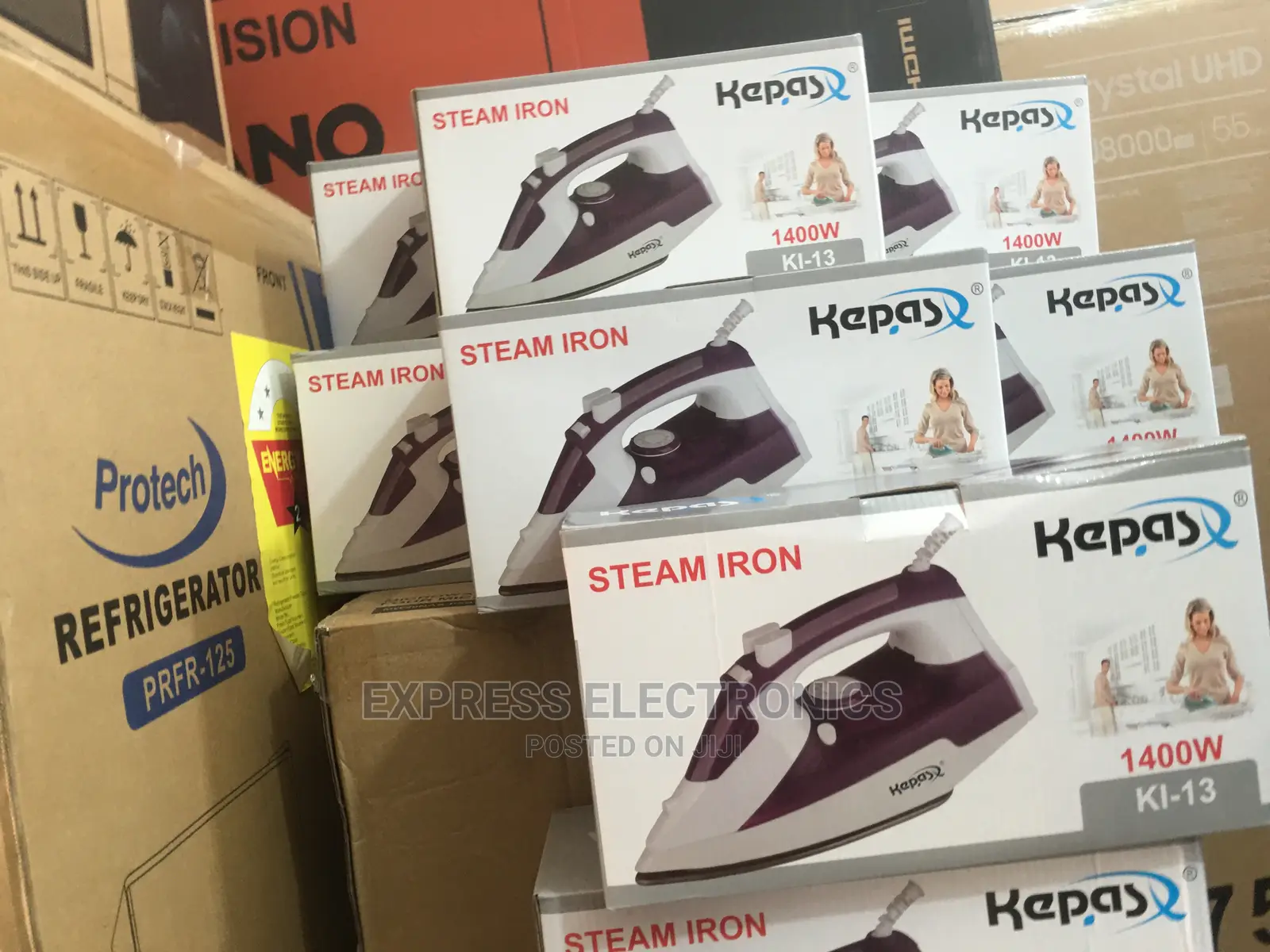 Non-Stick Coating Swivel Cord Temperature Control Kepas Iron