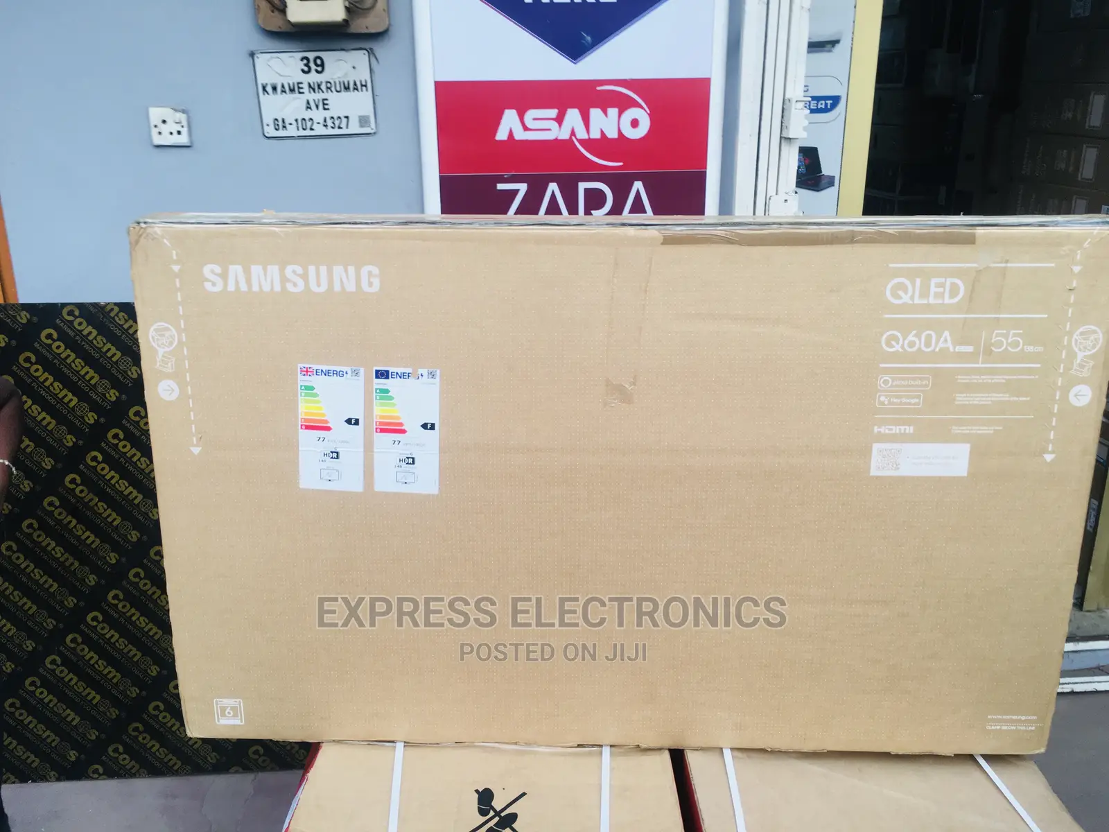 Genuine Ultra Slim Samsung 55”QLED Smart UHD Q60A+Dstv