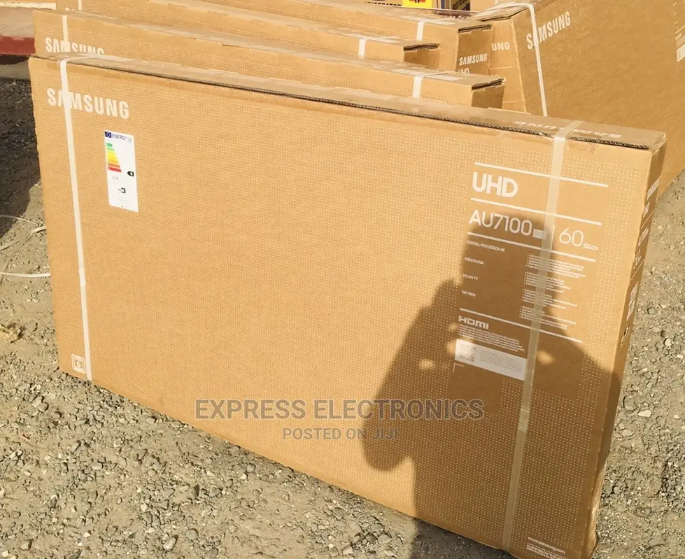 High Dynamic Range Samsung 60”Au7172 UHD Smart Tv +Dstv