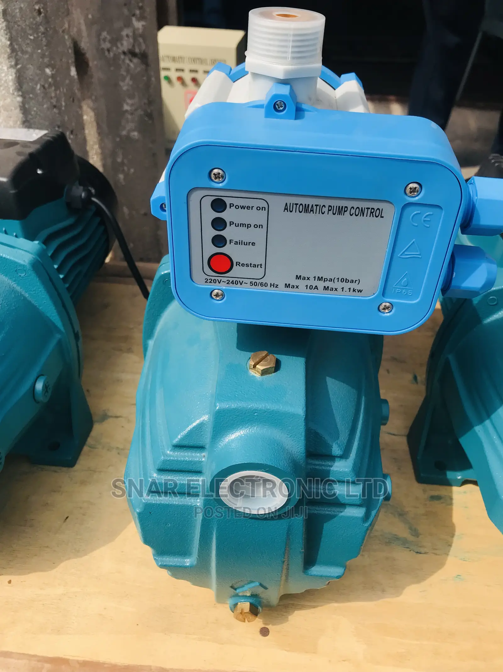 Electric 1.5 Water Pump With Easy Stop