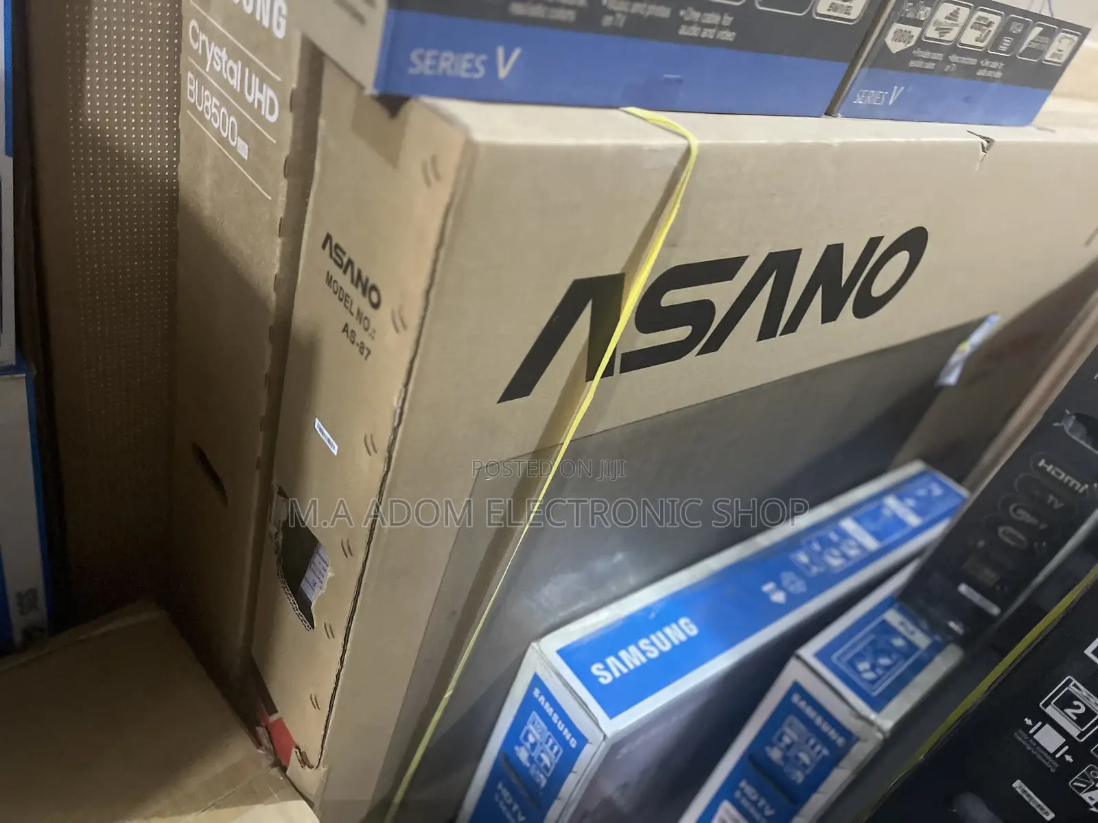 Frameless 75” Asano UHD Android Smart Bluetooth Led Tv