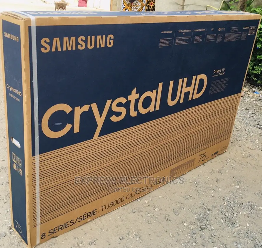 {+Free DSTV} UHD Smart Samsung TU8000 75” Tv Best Price