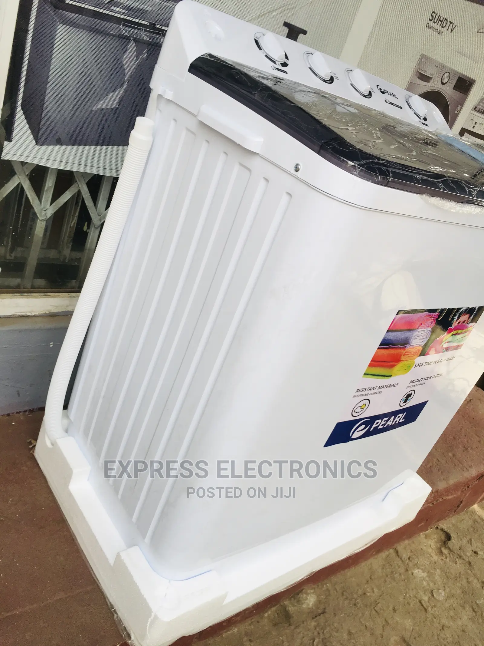 Pearl 12kg Wash and Spin Dry Machine Plastic Top Load Washer