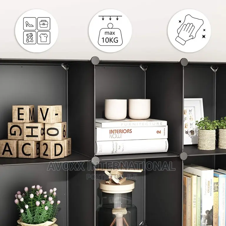 JOISCOPE Portable Closet Wardrobe Storage Organizer Cube
