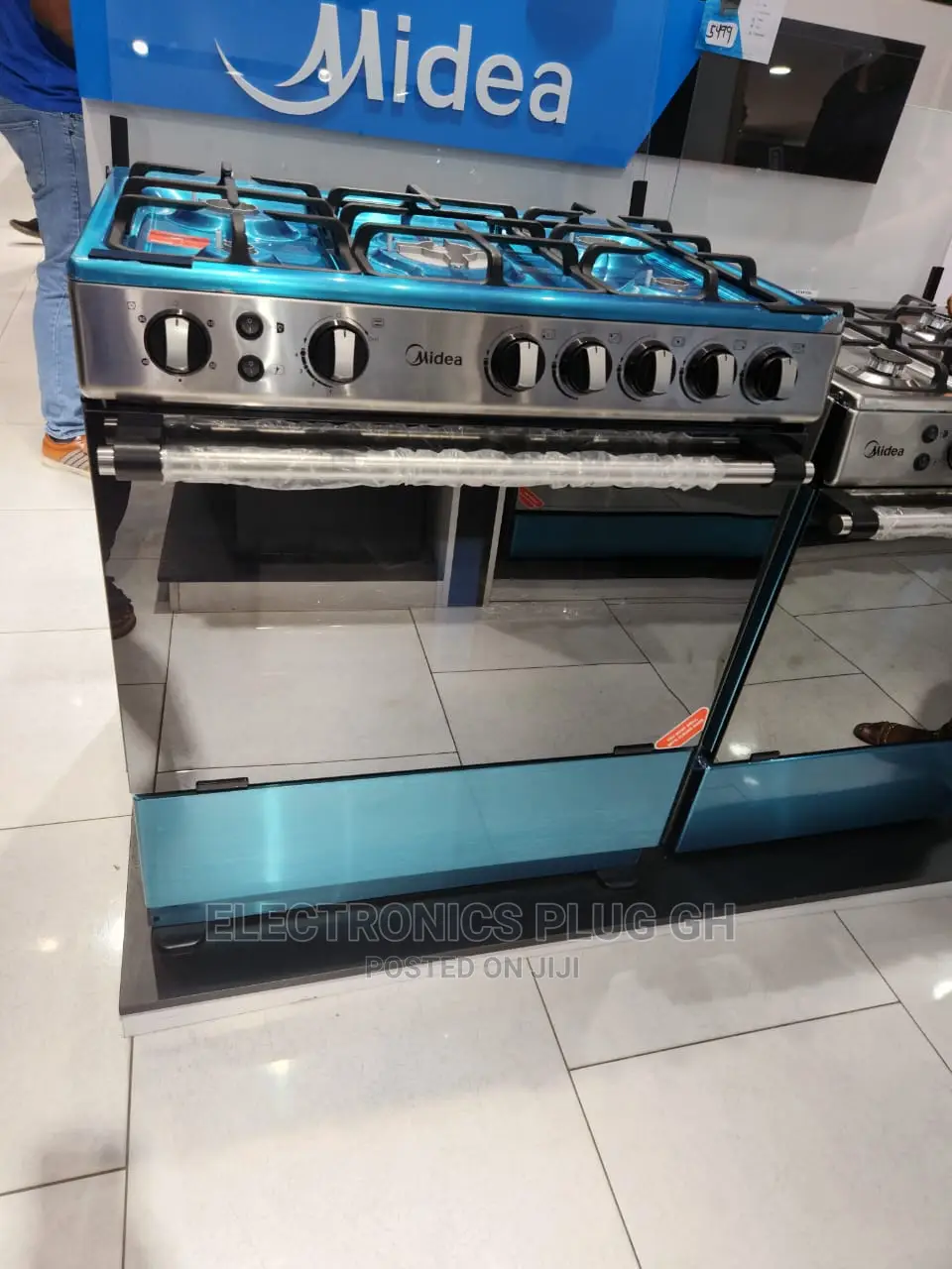 Midea 5 Burners Auto Ignition Gas Cooker