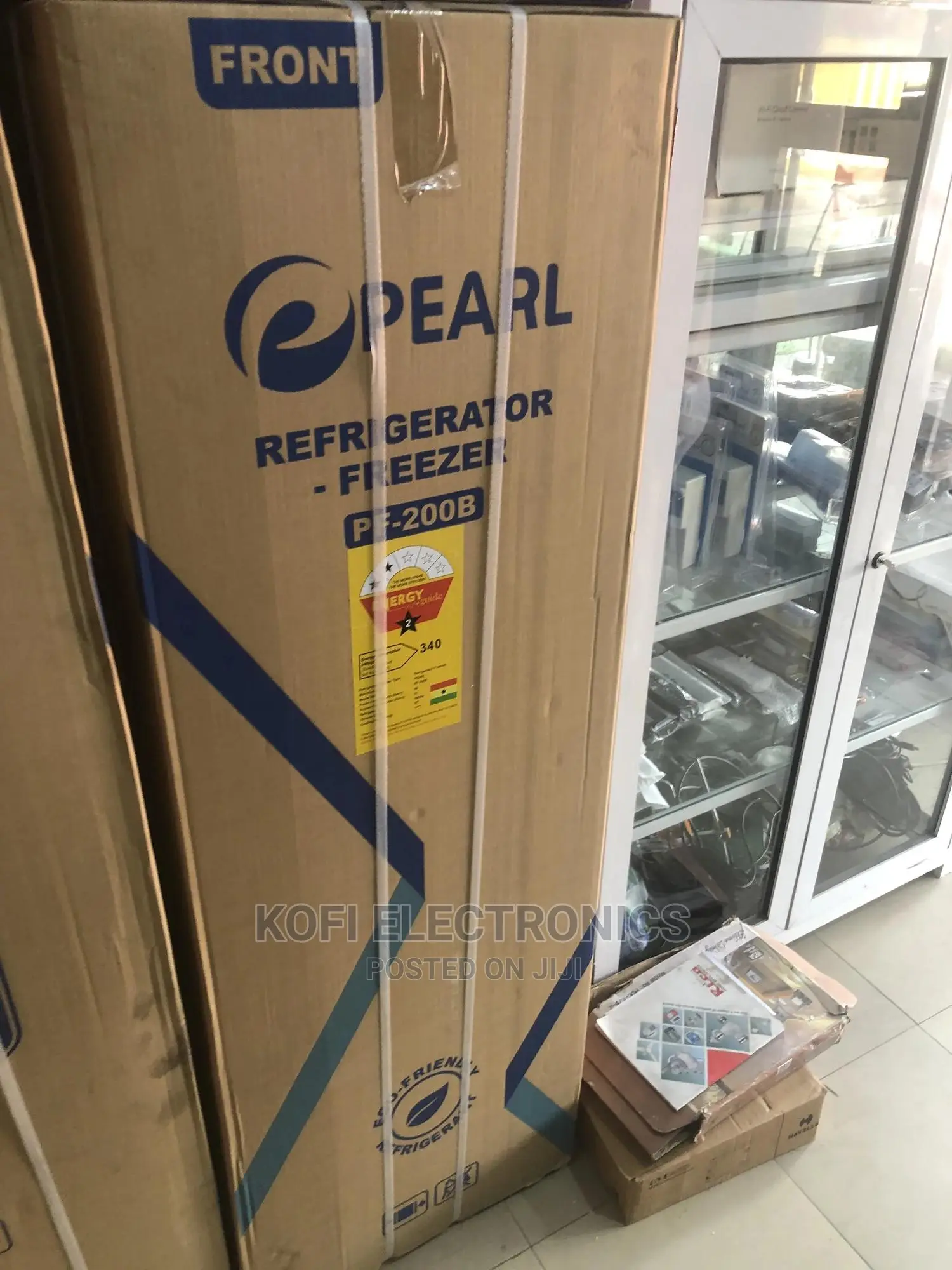 Interior Fan Design Pearl Bottom Freezer Double Door Fridge