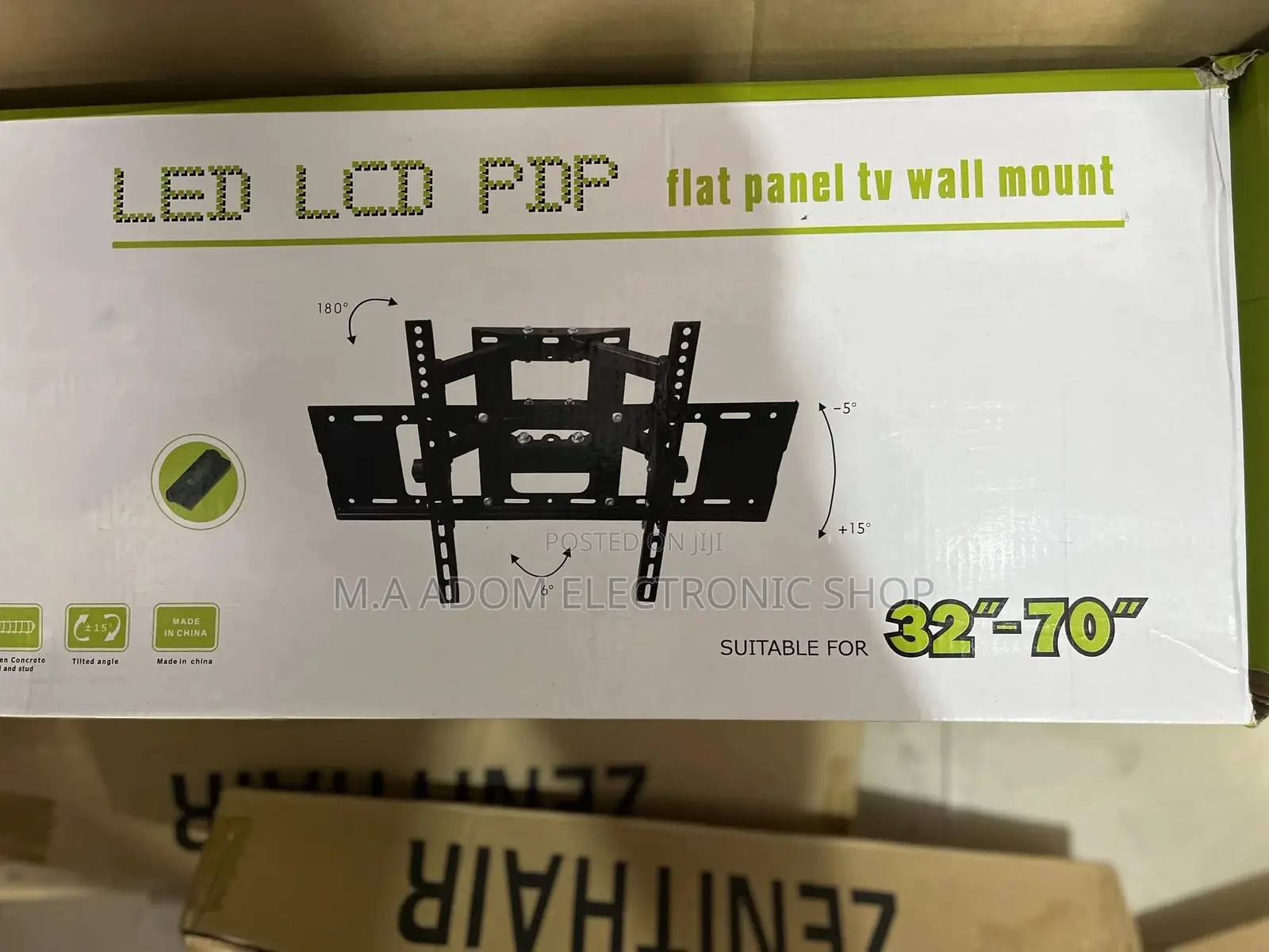Articulating Heavy Duty Adjustable Wall Mount 32”-70”
