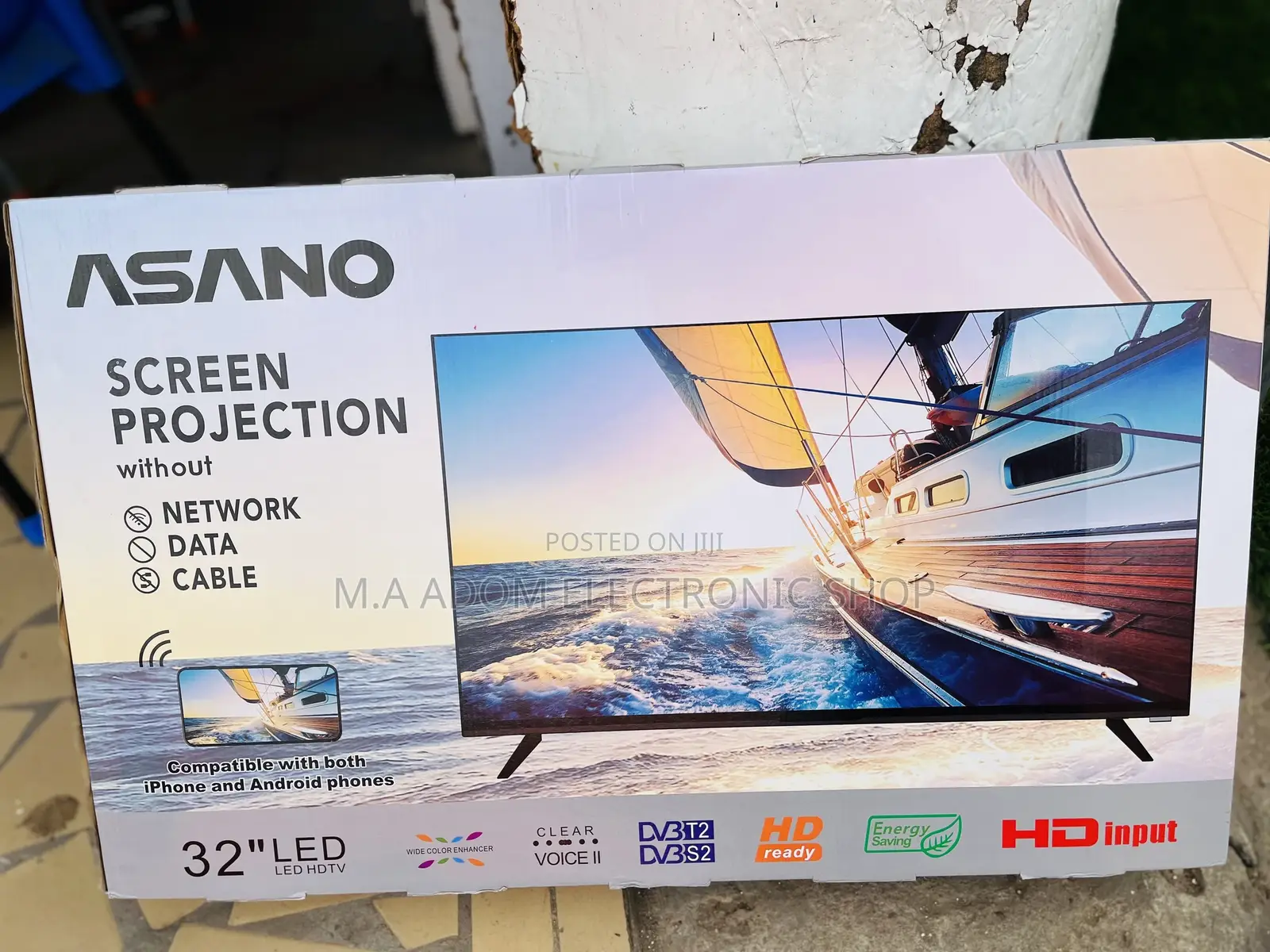 2023 Asano 32” Icast Slim Frameless Led Tv