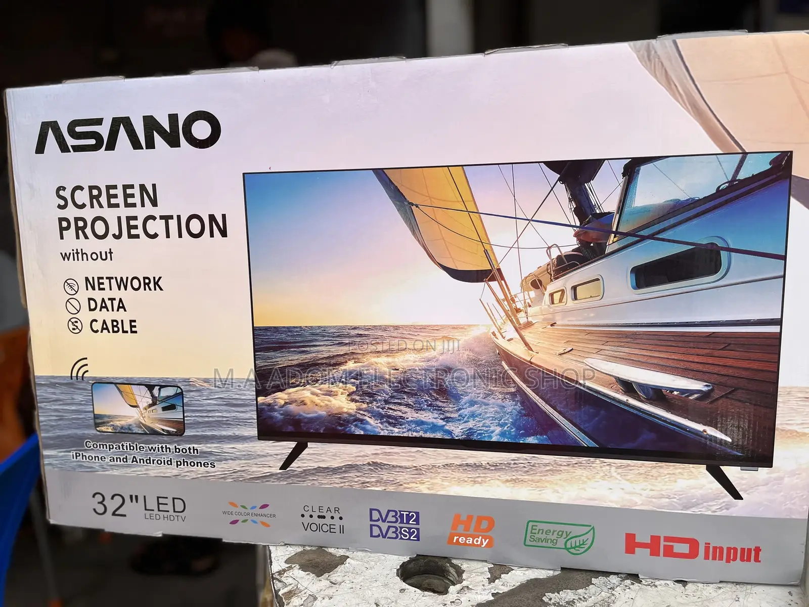 2023 Asano 32” Icast Slim Frameless Led Tv