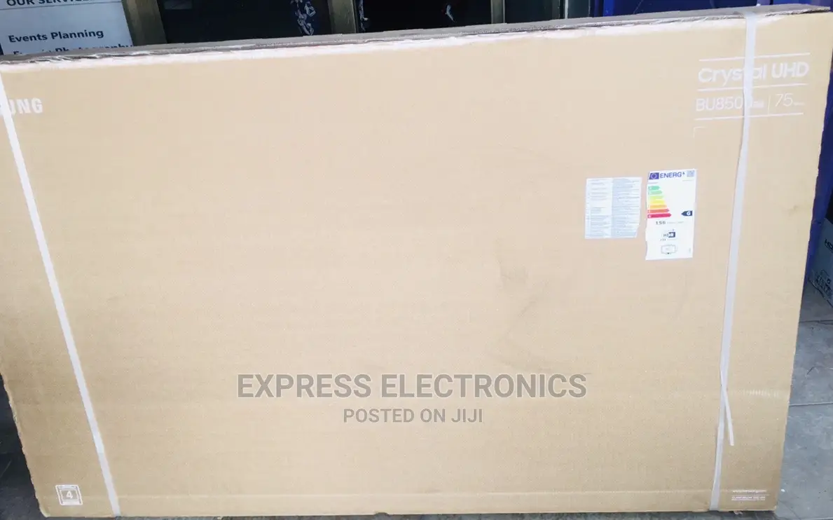 Realistic New Samsung 75”BU8572 Smart UHD TV+{Dstv}