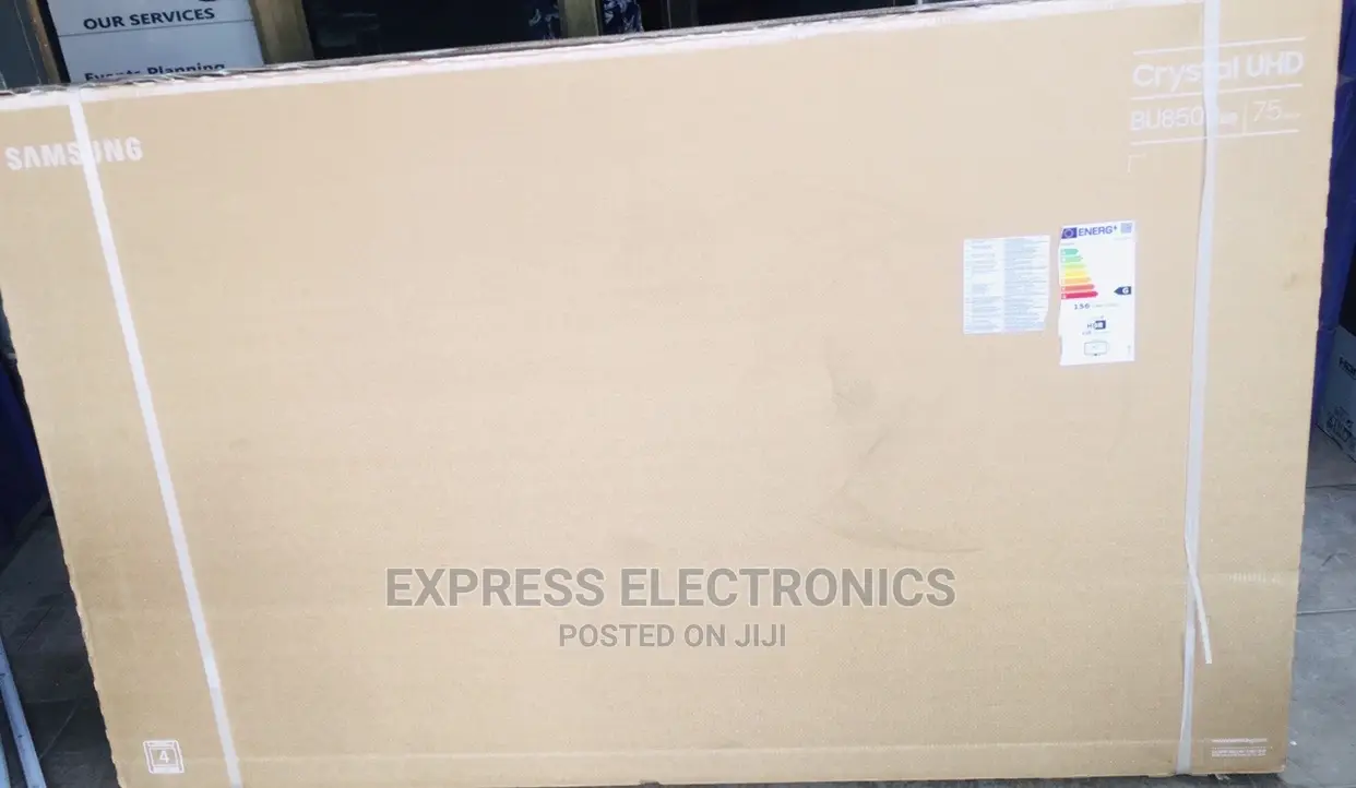 Realistic New Samsung 75”BU8572 Smart UHD TV+{Dstv}