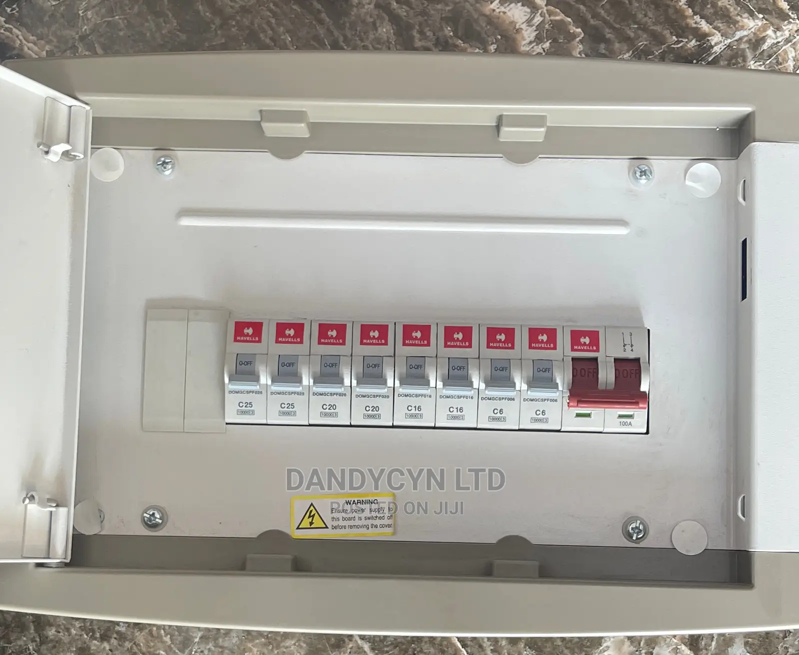 8 Way Single Phase Distribution Board