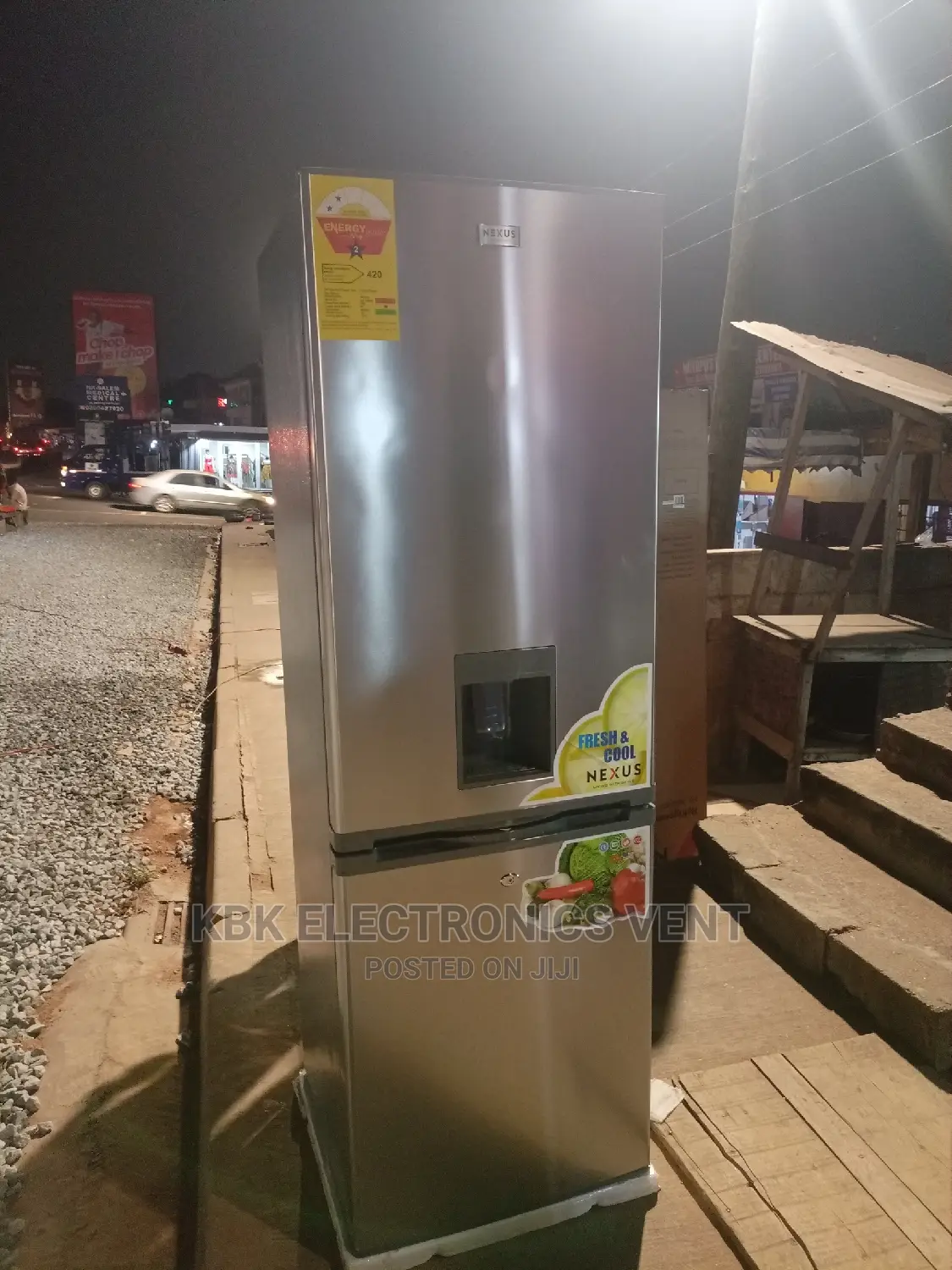 Nexus 308liter Double Door Refrigerator With Water Dispenser