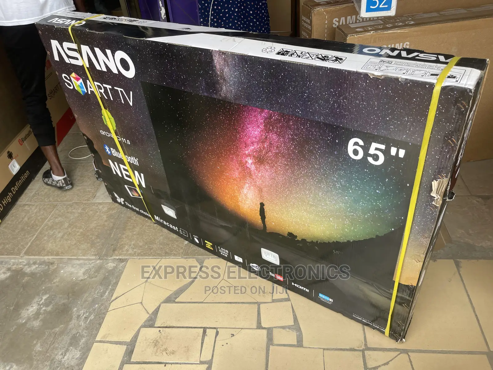 Amazing Deal 65”DF3 Uhd4k Android Smart Asano+Dstv{Bluetooth