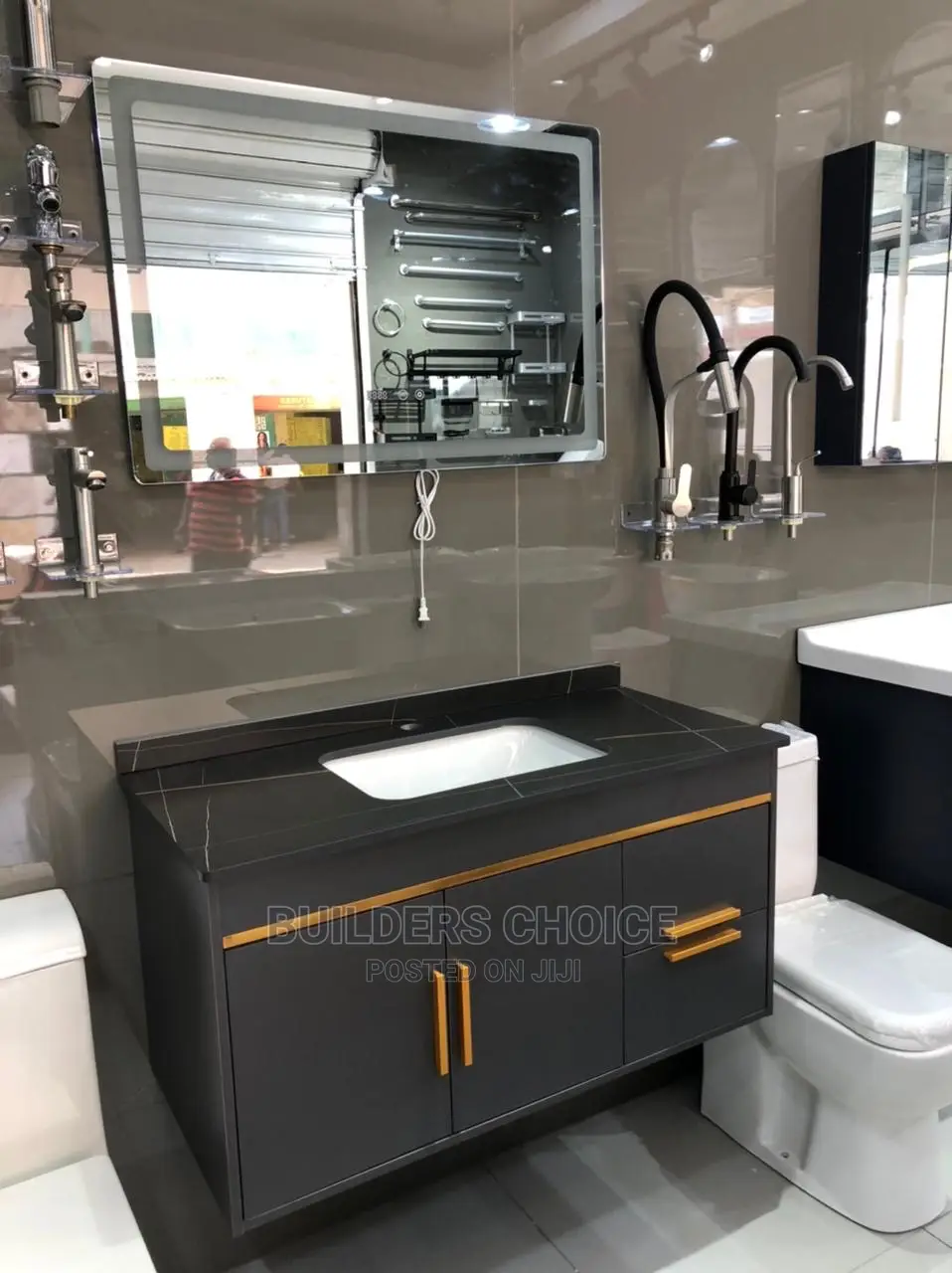 Under Mount Cabinet Basin With Led Mirror
