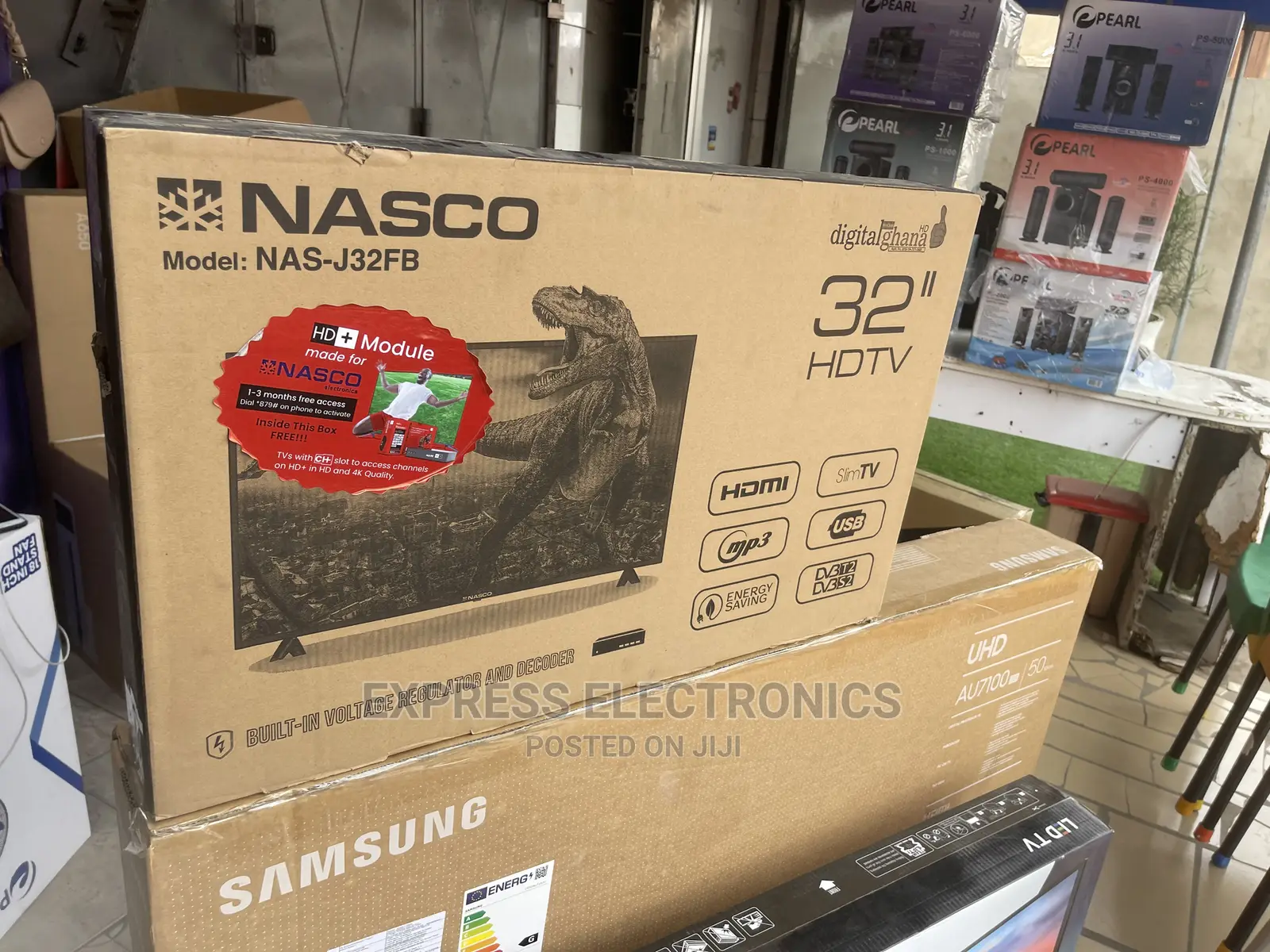 Nasco Nas-B32fb 32 Inches Digital Satellite Television
