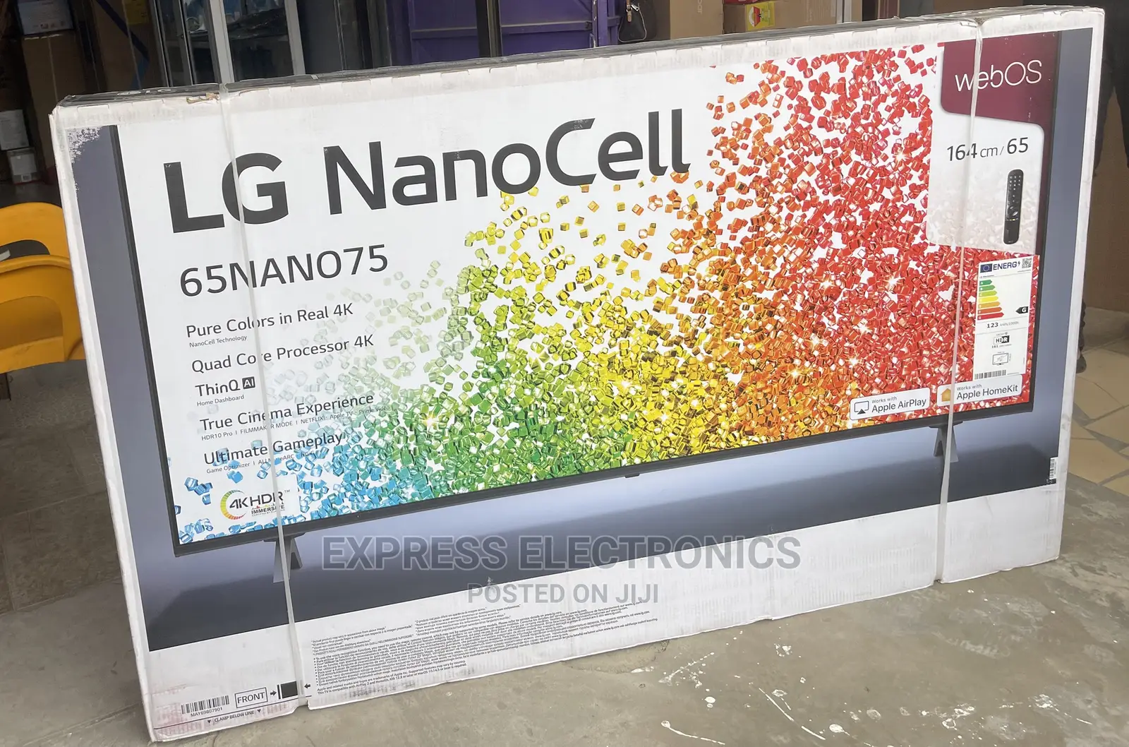 Nanocell Sleek Design LG Quality Display 65” UHD +Dstv