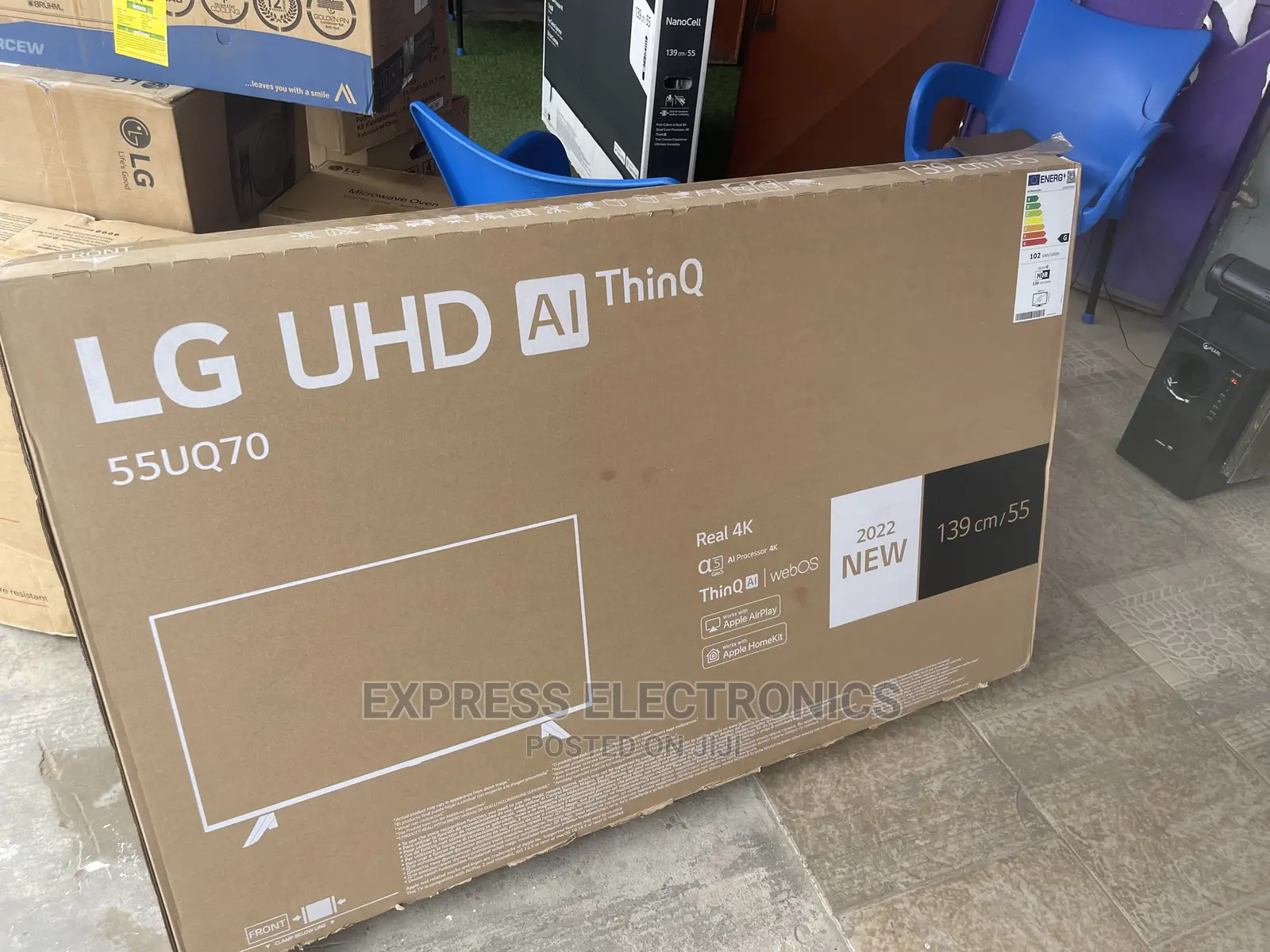 55”UQ7000 UHD Smart LG Sleek Design Quality Display +Dstv