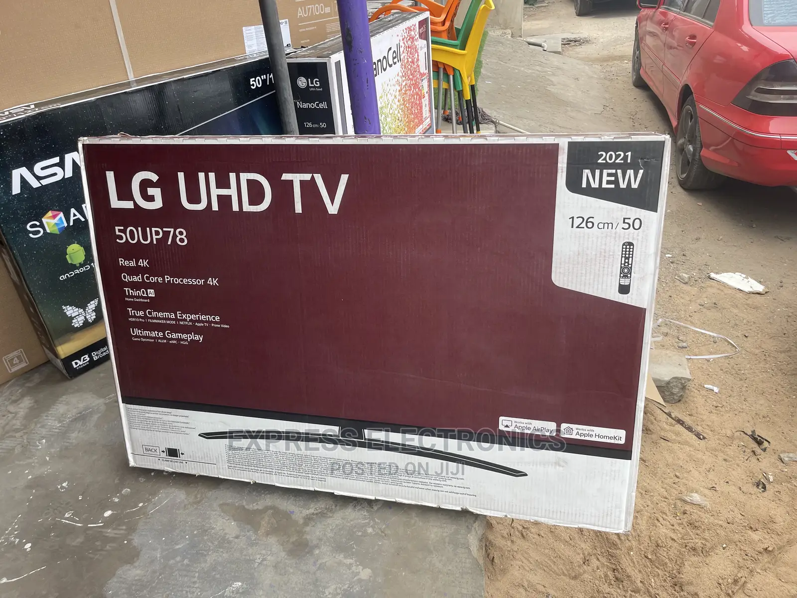50”UP7800 UHD Smart LG Sleek Design Quality Display +Dstv