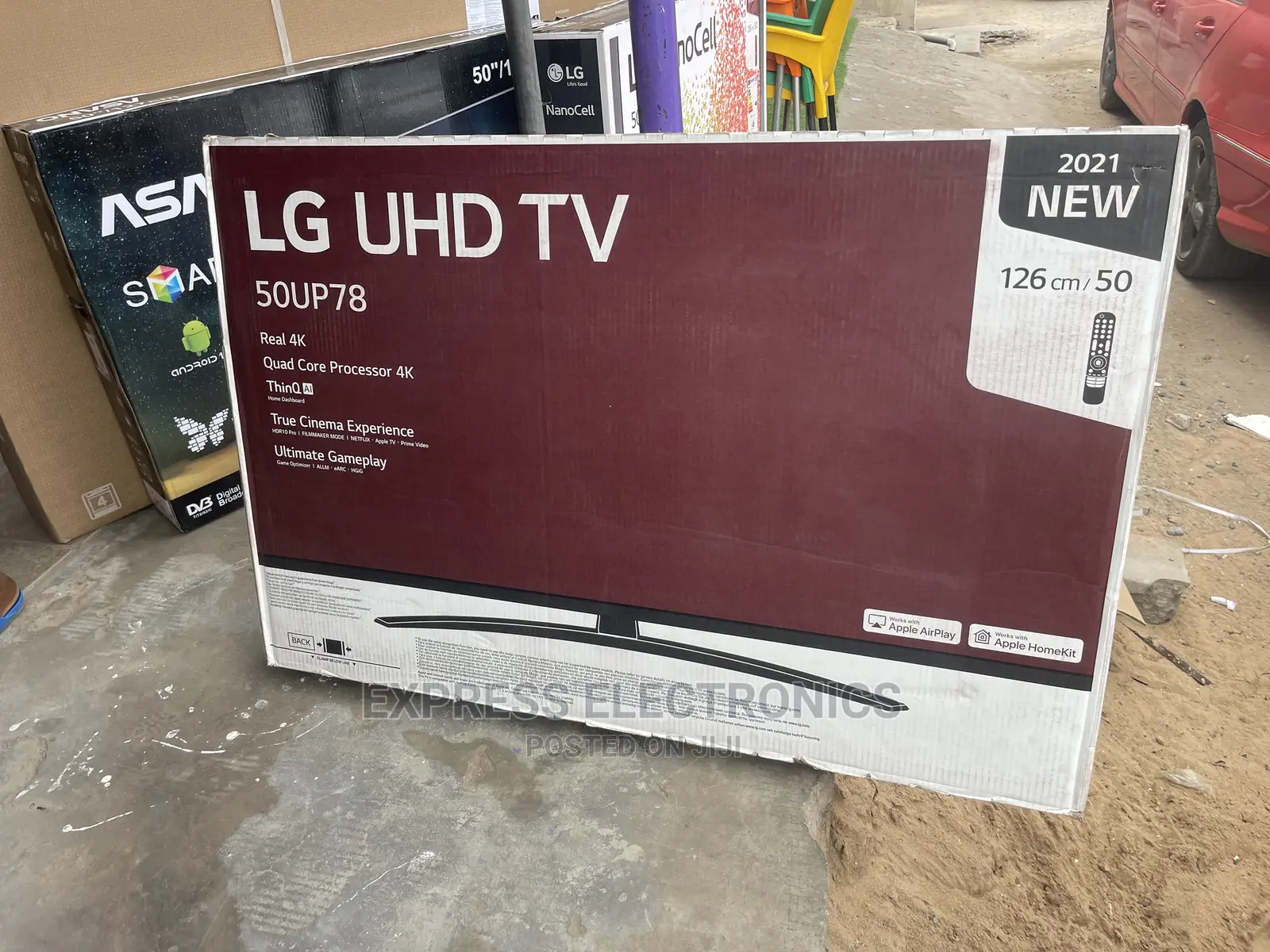 50”UP7800 UHD Smart LG Sleek Design Quality Display +Dstv