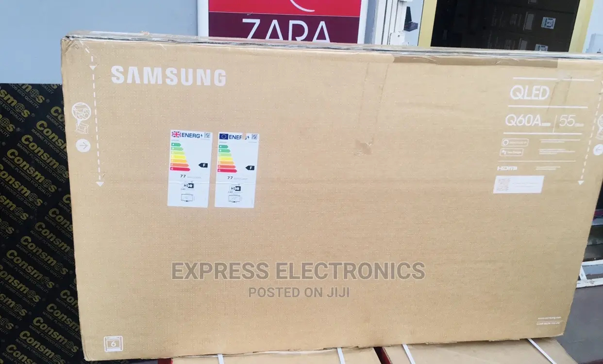 Samsung QLED 55” UHD Smart {+Dstv}Slim Design