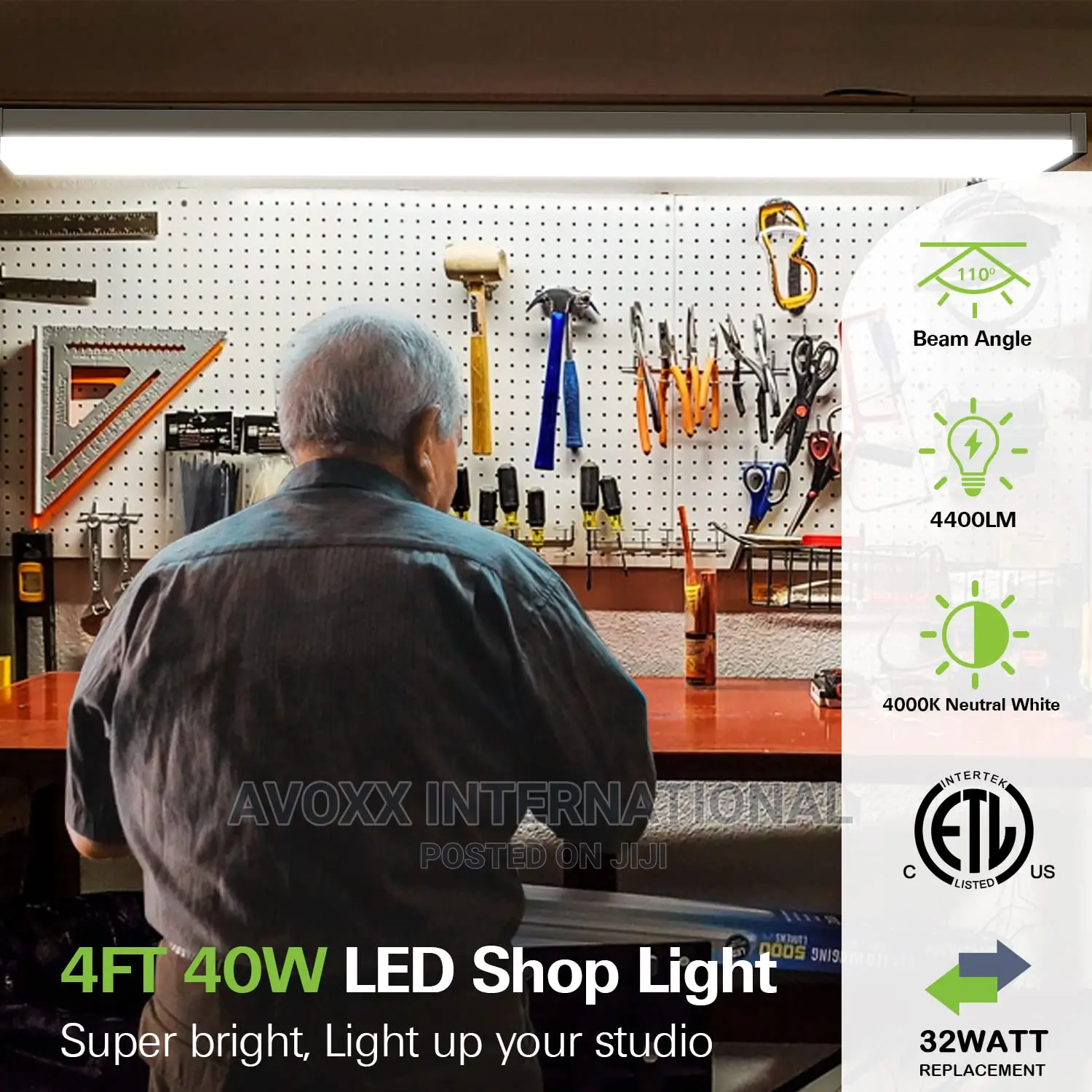 Hykolity 4FT LED Wraparound Light,