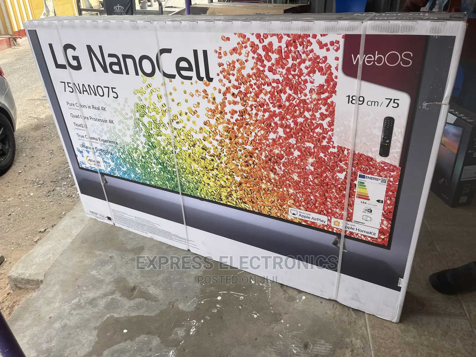 Foreign Standard LG 75”UHD Smart Eco Friendly Tv +Dstv